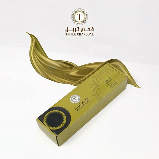 Natural Incense Charcoal 120 pieces _27mm Mini فحم تربل ميني